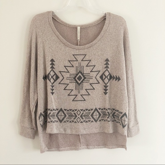 Anthropologie Tops - Anthropologie | Paper Crane | Aztec Dolman Top | S